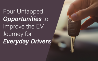 Four Untapped Opportunities to Improve the EV Journey for Everyday Drivers